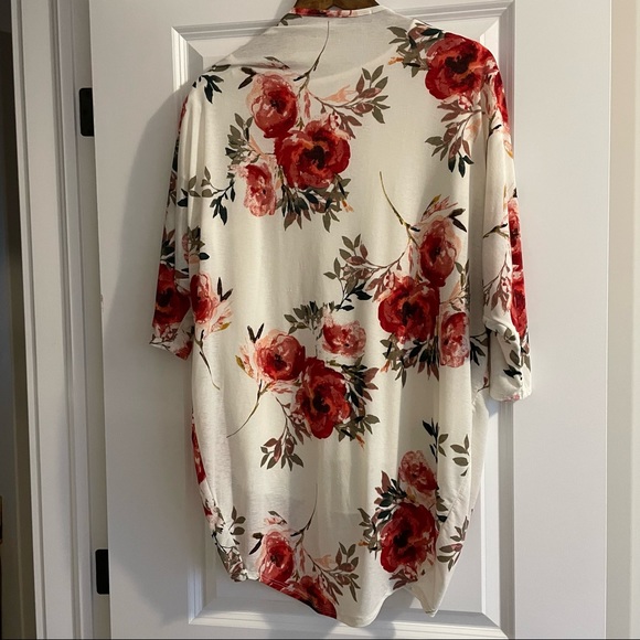Size S Slouchy Thin Cardigan Floral - Picture 3 of 4